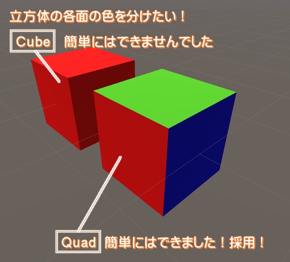 Unity初心者 ルービックキューブ 001 立方体の各面の色分けに悩む ふわlife